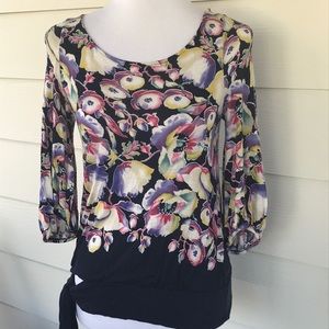 Vanessa Virginia Anthropologie Floral Blouse